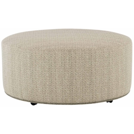 Fabric Cocktail Ottoman
