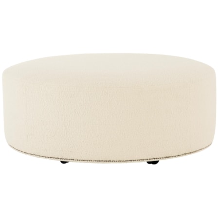 Round 48" Cocktail Ottoman
