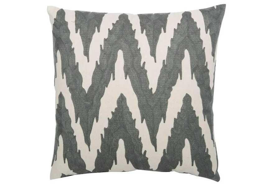 Luxe Pillows- Embroidered Flame Stitch (21.5" x 21.5") by Bernhardt at Sprintz Furniture