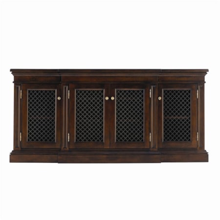 (4) Door Riverdale Breakfront Media Console