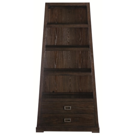 Pyramid Bookcase with Modern Asian Design Influence
