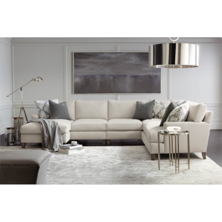 Customizable Mila Fabric Sectional