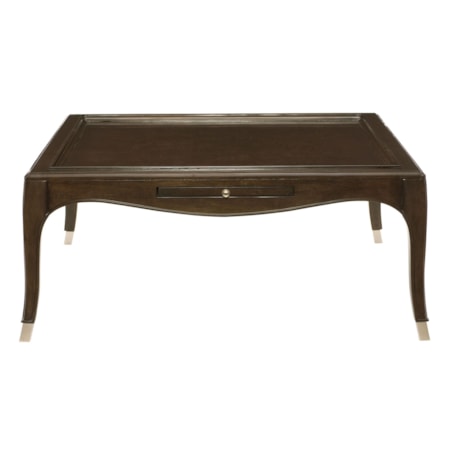 Cocktail Table with 4 Pullout Shelves
