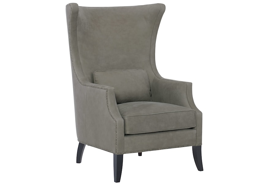 Bernhardt Mona Transitional Wing Back Chair | Z R Furniture Uph - Chair