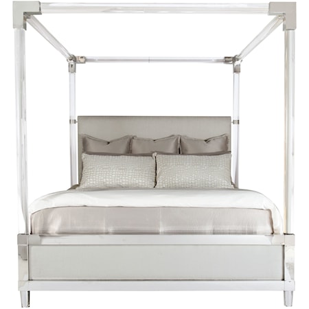 King Acrylic Canopy Bed