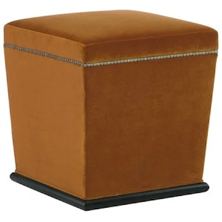 Transitional Accent Ottoman