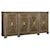Bernhardt Rustic Patina Rustic Buffet with Adjustable Shelving and Silverware Drawer