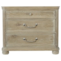 Rustic 3-Drawer Bachelor's Chest with Adjustable Glides
