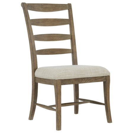 Customizable Rustic Ladderback Side Chair