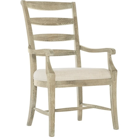 Customizable Ladderback Arm Chair