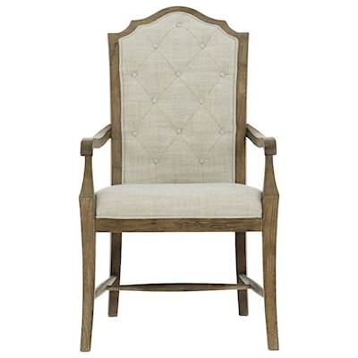 Bernhardt Rustic Patina Customizable Arm Chair