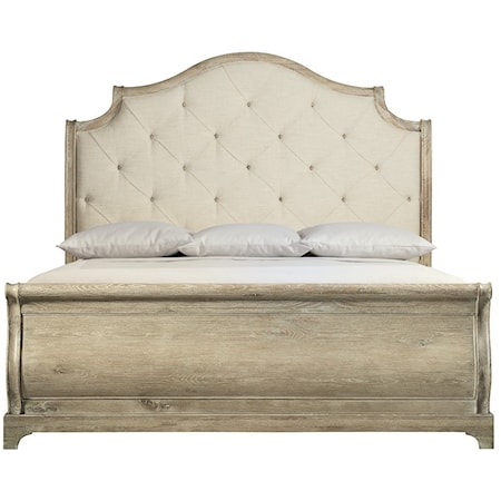 Customizable Queen Upholstered Bed