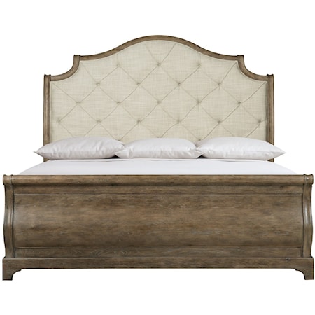 Customizable King Upholstered Bed