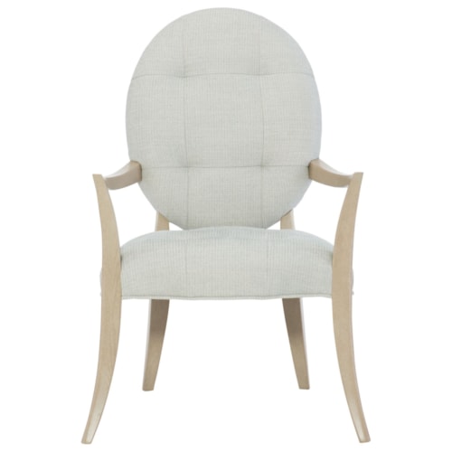 Upholstered Arm Chair with Tufting