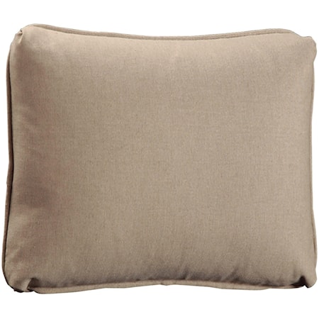 Fiber Knife Edge Kidney Pillow