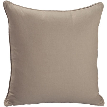 Fiber Knife Edge Square Pillow