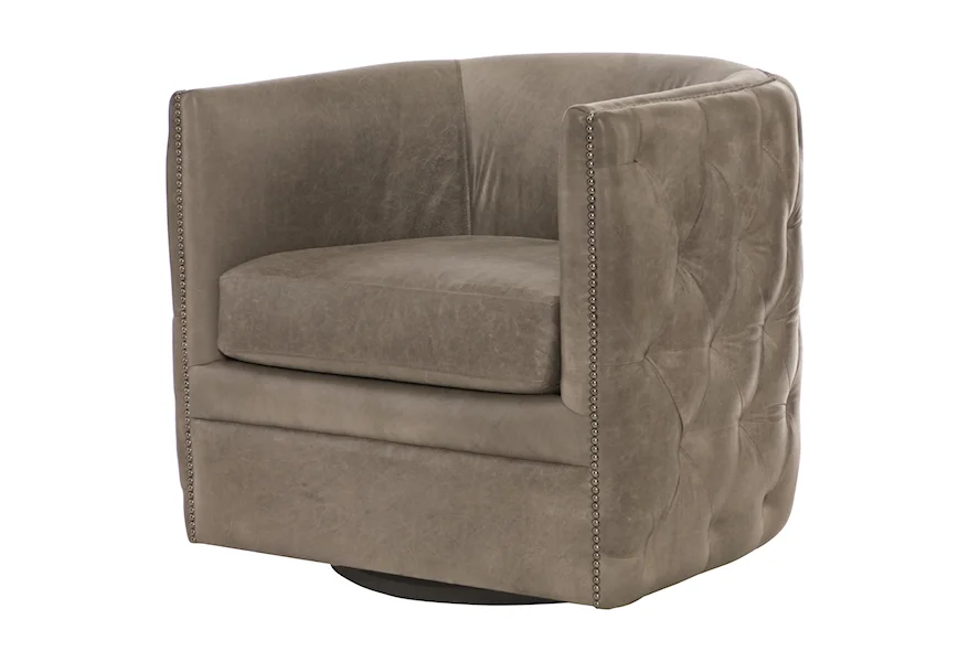 Upholstered Accents Palazzo Swivel Chair by Bernhardt at Belfort Furniture