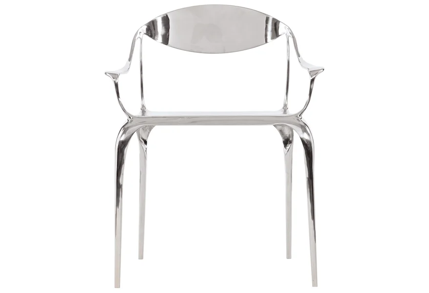 Interiors Metal Vaughn Arm Chair by Bernhardt at Baer's Furniture