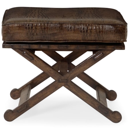 Bench with Upholstered Box Seat