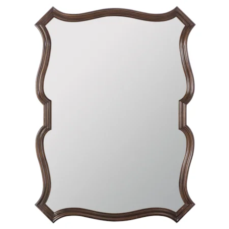 Vertical or Horizontal Mirror with Non-Beveled Glass