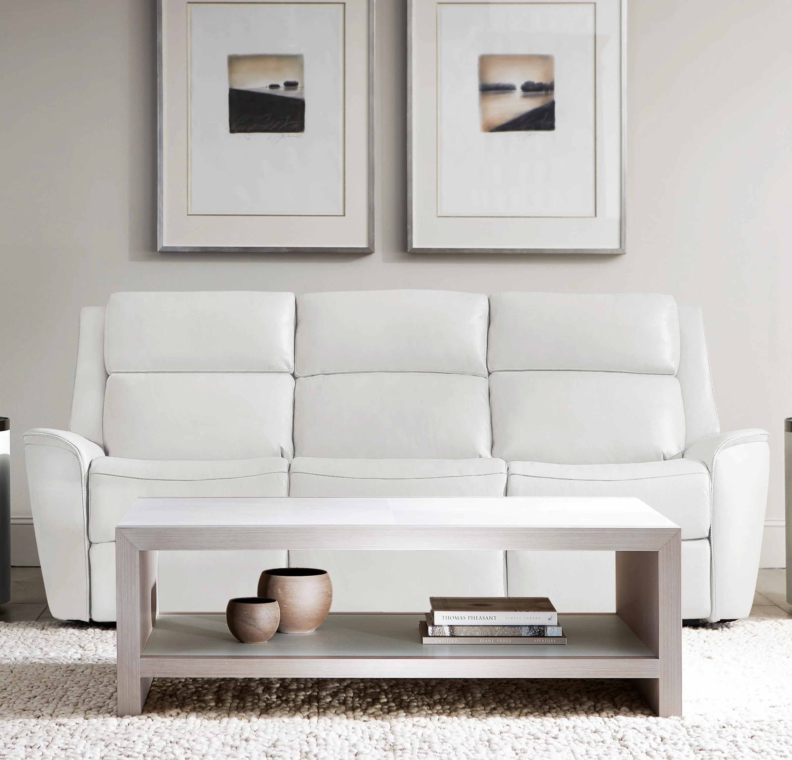 Bernhardt Wrigley 103790691 Casual Power Reclining Sofa with Power Tilt