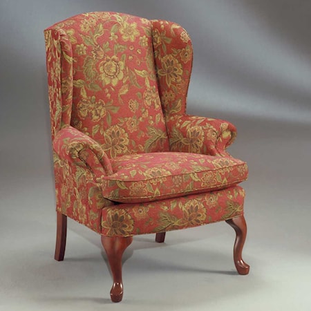 Sylvia Queen Anne Wing Chair