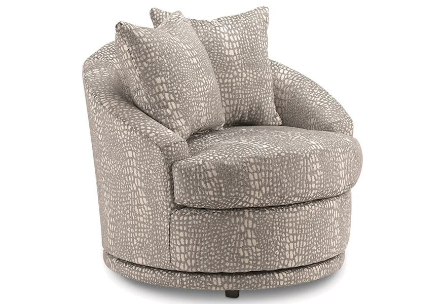 Alanna Swivel Barrel Chair by Best Home Furnishings at Rune's Furniture