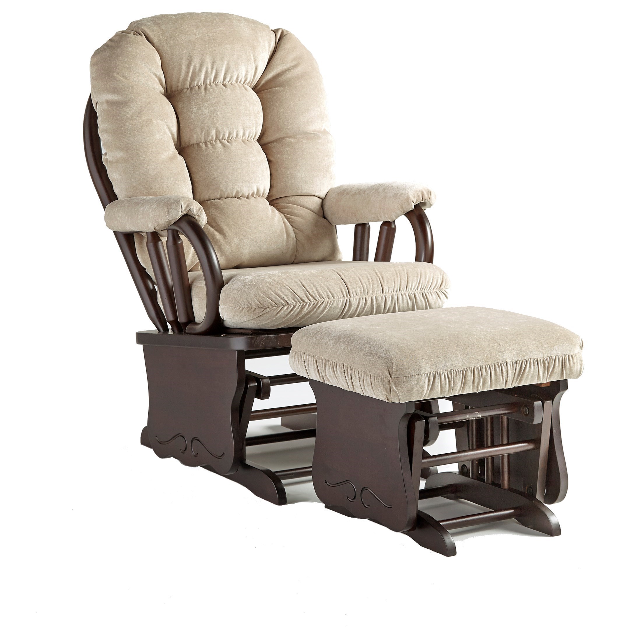 Best Home Furnishings Bedazzle Gliding Rocker and Ottoman Darvin
