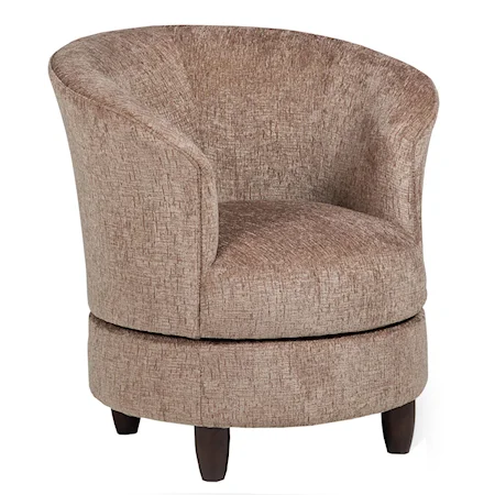 Swivel Barrel Chair