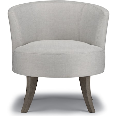 Swivel Barrel Chair