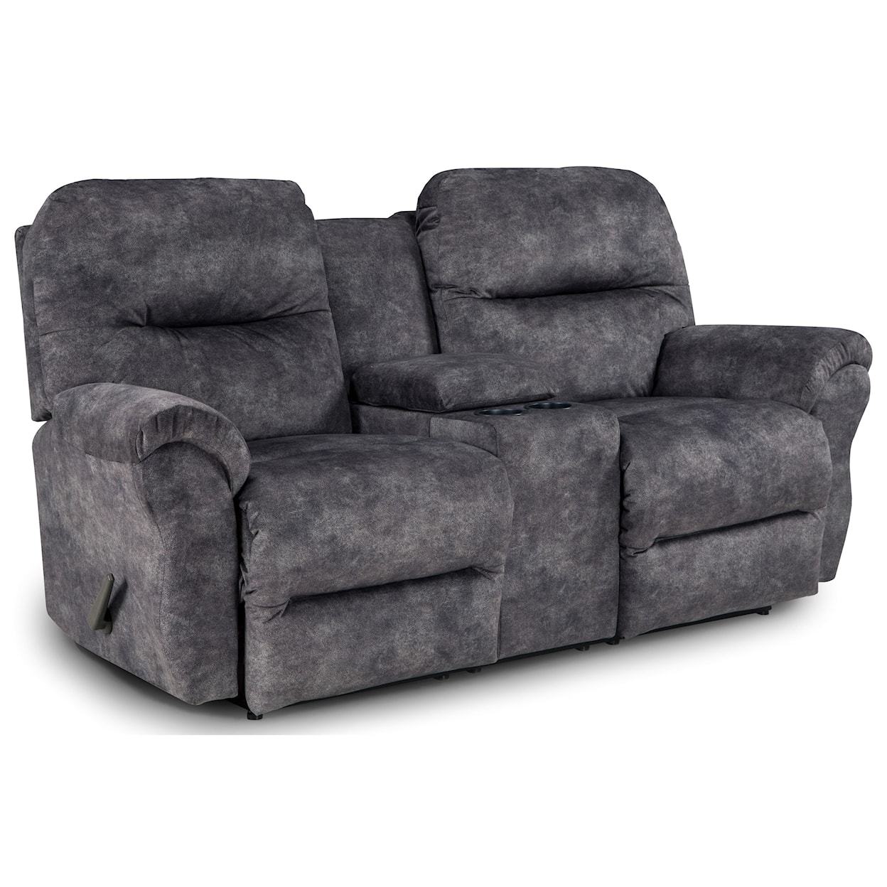 Best Home Furnishings Bodie Power Rocking Reclining Loveseat w/ Console