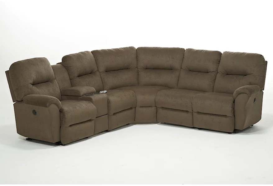 Bodie 6 Pc Reclining Sectional Sofa by Best Home Furnishings at VanDrie Home Furnishings