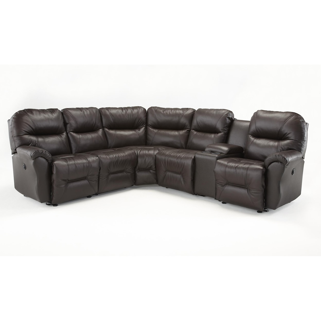 Best Home Furnishings Allure Collection 6 Pc Reclining Sectional Sofa