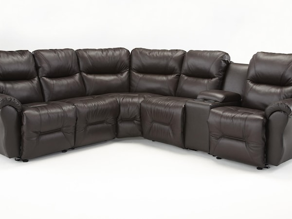 6 Pc Power Reclining Sectional Sofa