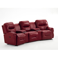3-Seater Power Reclining Home Theater Group