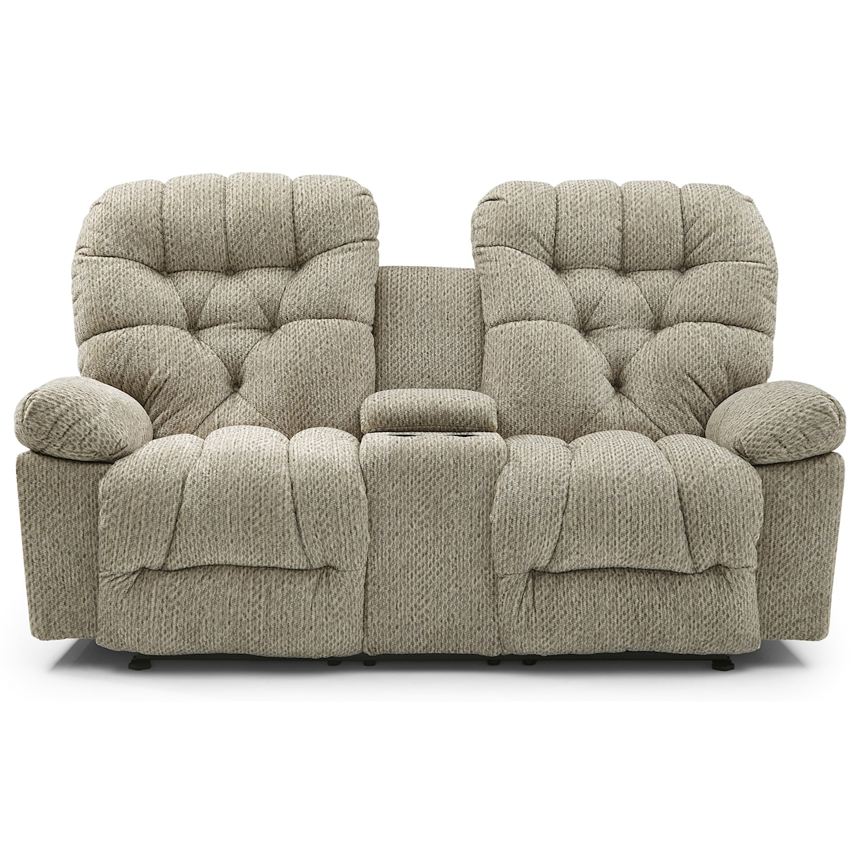 Best Home Furnishings Bolt Power Space Saving Console Loveseat