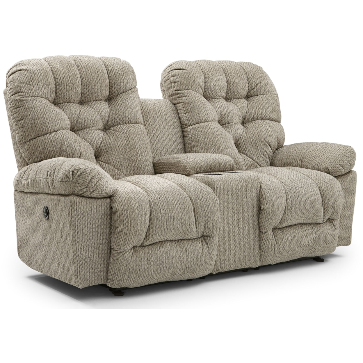 Best Home Furnishings Bolt Power Space Saving Console Loveseat