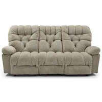 Power Space Saving Reclining Sofa with Tufted Back
