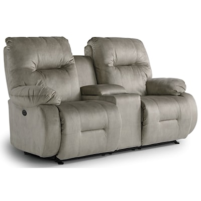 Best Home Furnishings Brinley 2 Space Saver Console Loveseat