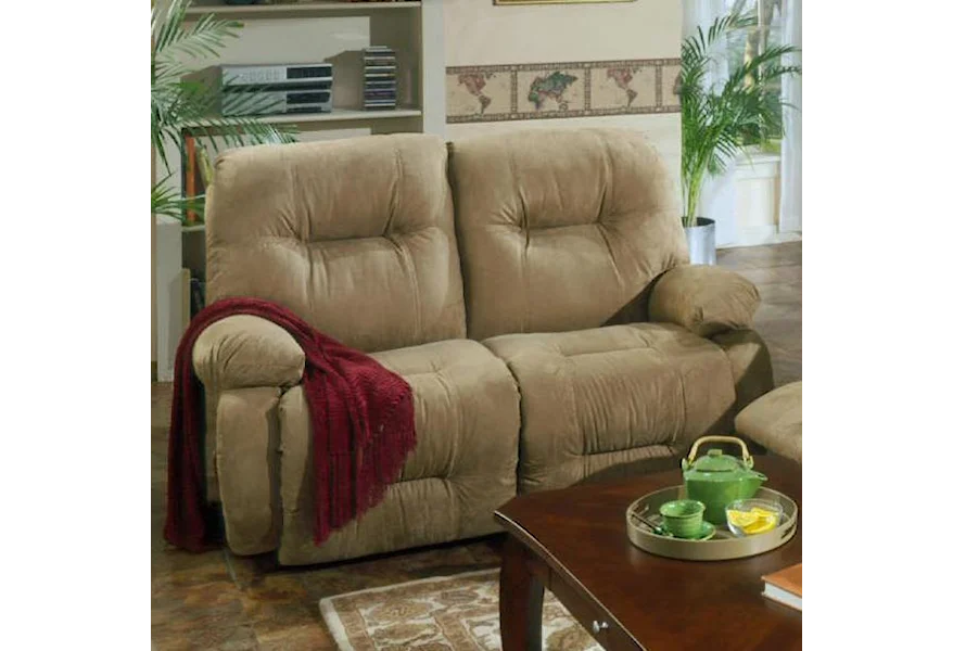 Brinley 2 Power Reclining Love w/ Pwr Headrest by Best Home Furnishings at Westrich Furniture & Appliances