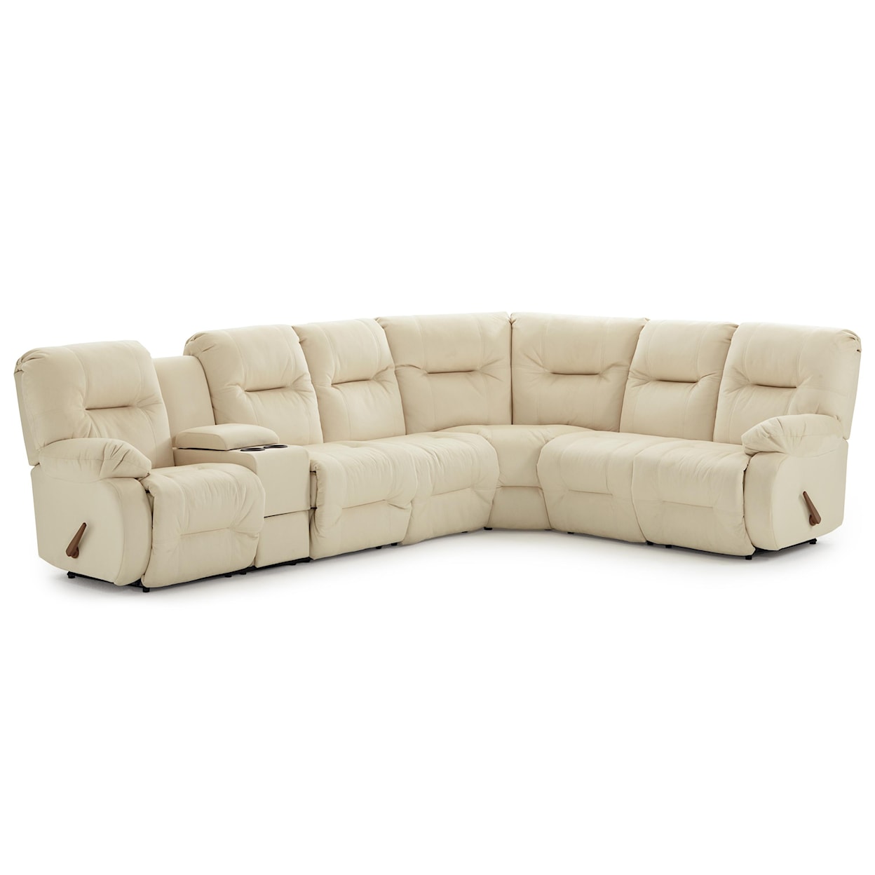 Best Home Furnishings Brinley 2 Reclining Sectional Sofa