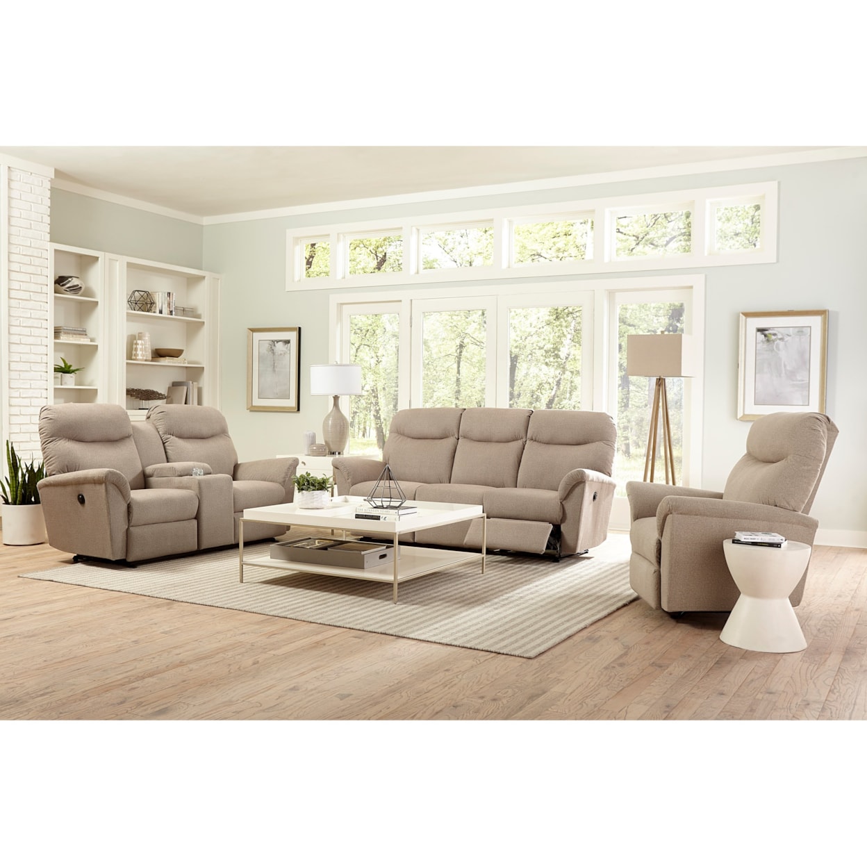 Best Home Furnishings Caitlin Power Swivel Glider Recliner