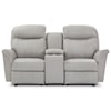 Best Home Furnishings Caitlin Rocking Reclining Console Loveseat