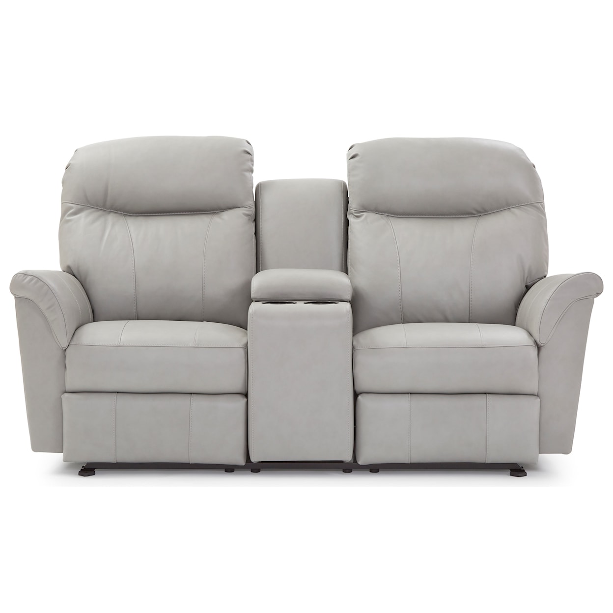 Best Home Furnishings Caitlin Rocking Reclining Console Loveseat