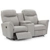 Best Home Furnishings Caitlin Reclining Power Space Saver Console Loveseat