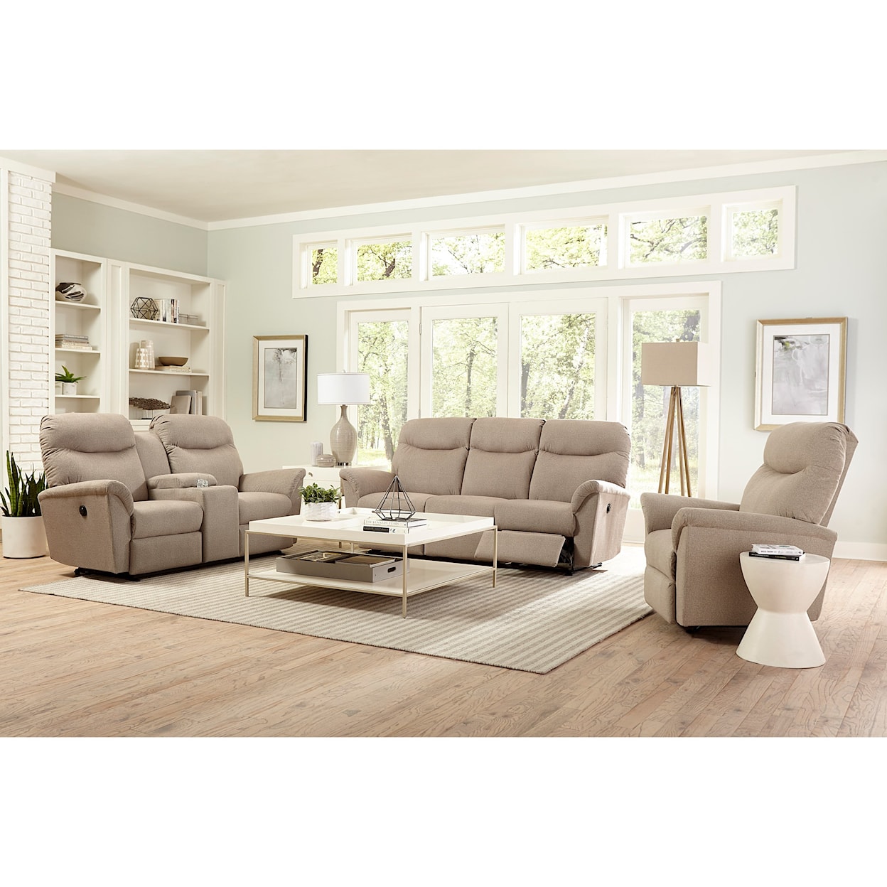 Best Home Furnishings Caitlin Reclining Living Room Group