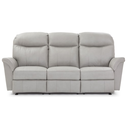 Casual Reclining Space Saver Sofa