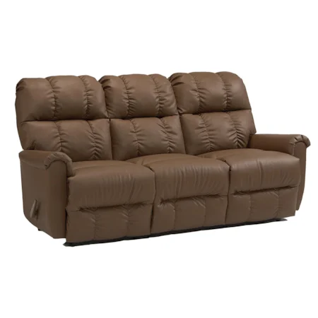 Casual Plush Reclining Sofa