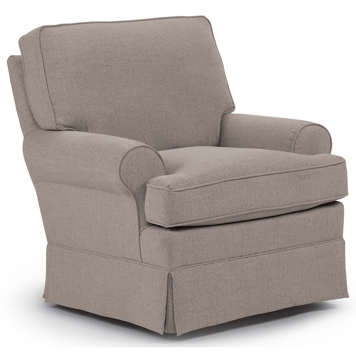 Best Home Furnishings Swivel Glide Chairs Swivel Glider Chair with Welt Cord Trim