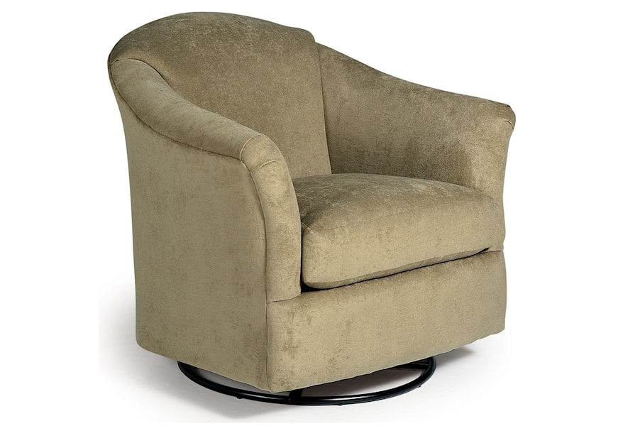Best Home Furnishings Swivel Glide Chairs DARBY Darby Swivel Glider Chair |  Best Home Furnishings | Upholstered Chairs